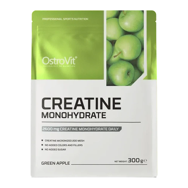 Креатин моногидрат OstroVit Creatine Monohydrate 300 г Яблоко - Фото 2 Креатин моногидрат OstroVit Creatine Monohydrate 300 г Яблоко - изображение 2
