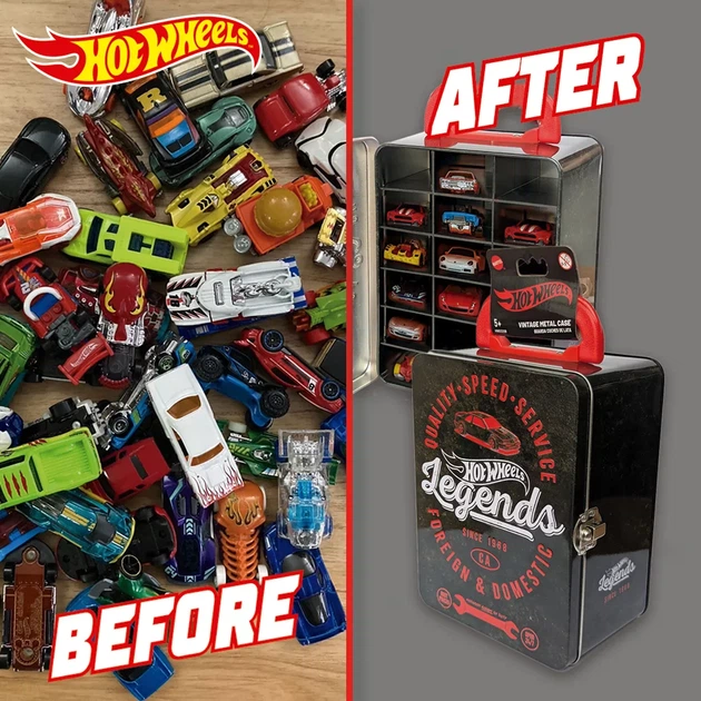 Контейнер Hot Wheels Legends для 18 машинок (HWCC22B) – іграшки з