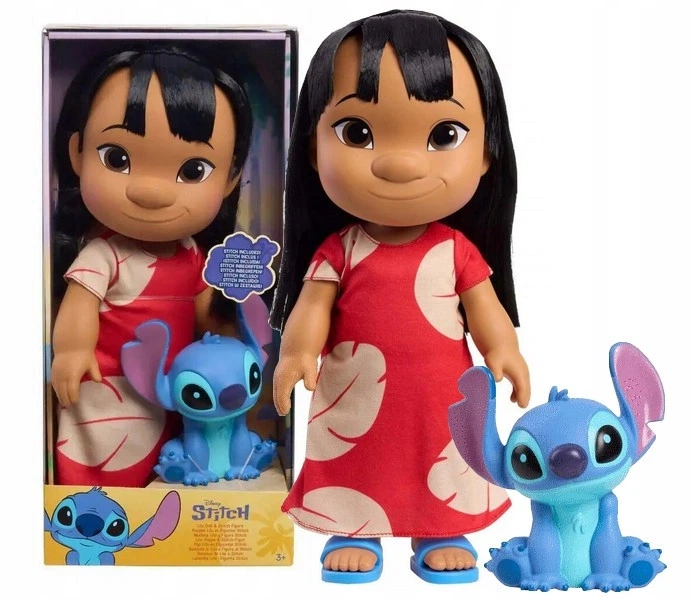 Лялька Ліло та Стіч фігурка Disney LILO 36 см + фігурка Stitch 12,5 см - Фото 4 Лялька Ліло та Стіч фігурка Disney LILO 36 см + фігурка Stitch 12,5 см - изображение 4
