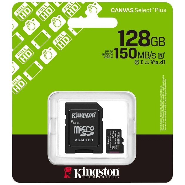 Карта памяти Kingston Canvas Select Plus, 128 Гб. - 632513 - изображение 3