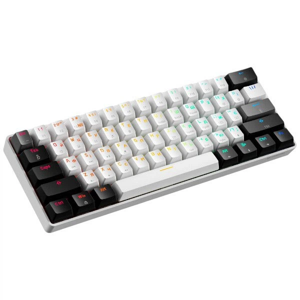 Клавіатура GamePro Genesis Infinity MK130BW, Чорний - 617079 - зображення 3