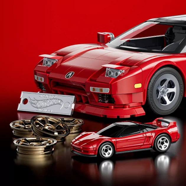 Машинка-конструктор Hot Wheels Brick Shop Elite Acura NSX 876