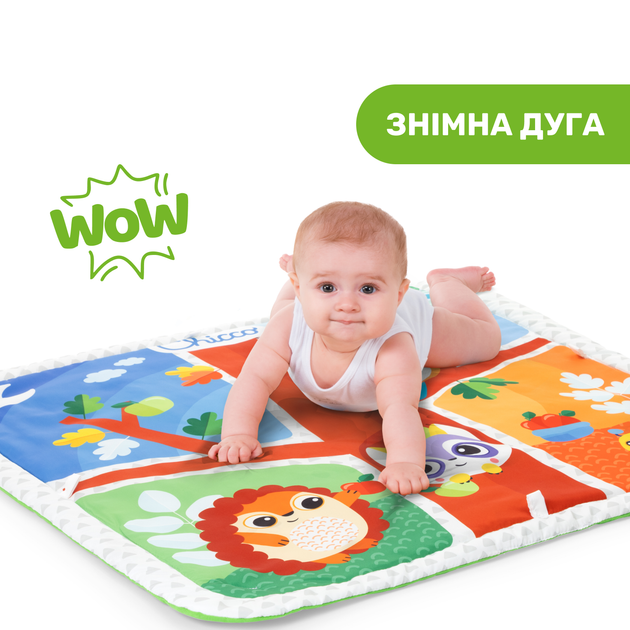 Розвиваючий килимок Chicco "Чарівний ліс" (11354.00) - Фото 7 Розвиваючий килимок Chicco "Чарівний ліс" (11354.00) - зображення 7