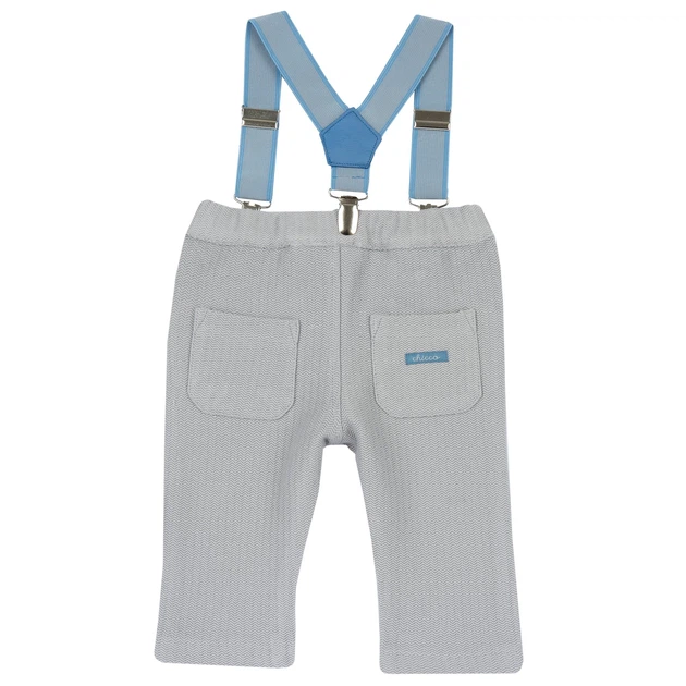 Штани Chicco Little pilot, колір сірий, розмір 86 (090.24331.095) - зображення 2