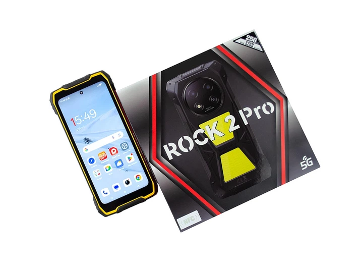 Мобильный защищенный смартфон Blackview Rock 2 Pro (8+256Gb, 15000 mAh) Yellow - Фото 2 Мобильный защищенный смартфон Blackview Rock 2 Pro (8+256Gb, 15000 mAh) Yellow - изображение 2