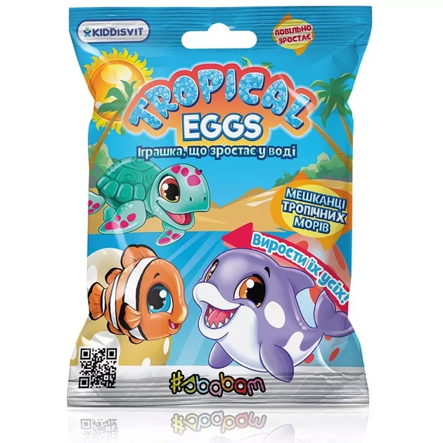 Растущая игрушка в яйце #SBABAM Tropical Eggs - Жители тропических морей в ассорт. (77/CN-2020) - изображение 8
