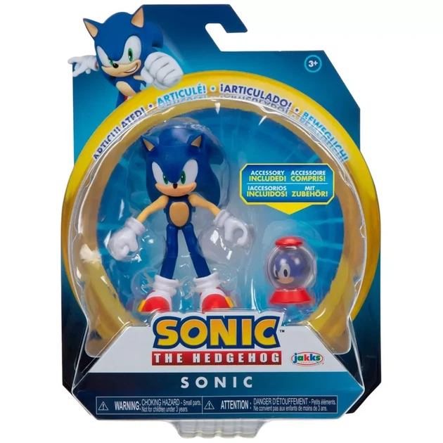 Фигурка с артикуляцией Sonic the Hedgehog Соник 10 см (41678i-GEN) - изображение 6