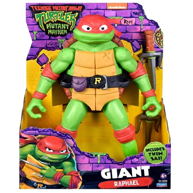 Фигурка TMNT Giant Рафаэль 30 см (83404) - изображение 10