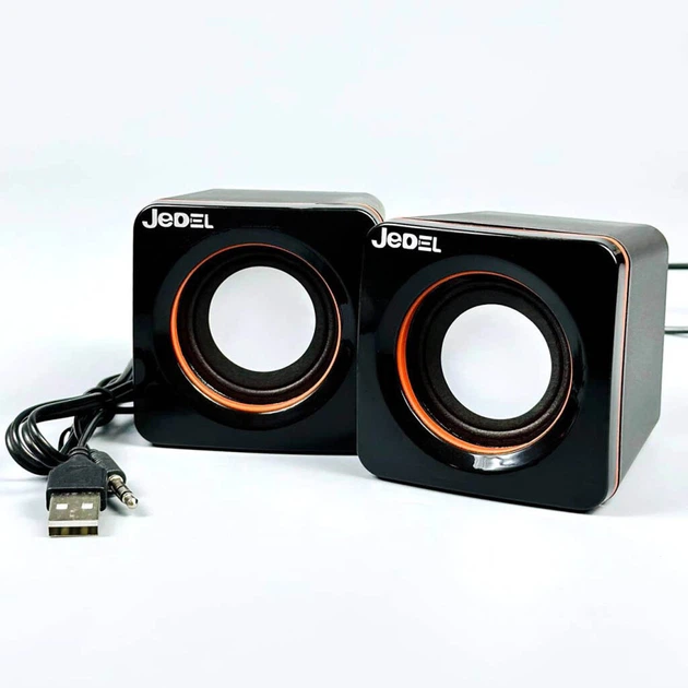 Колонки для компьютера Jedel CK4 Mini, Черный - 597934 - изображение 2