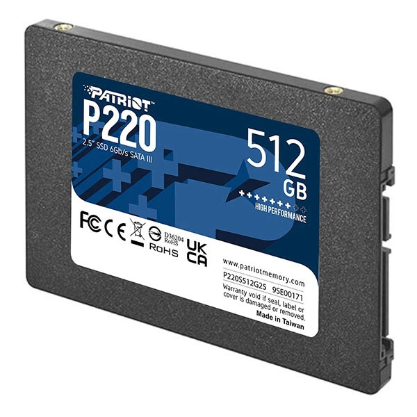 SSD диск Patriot P220, 512 Гб. - 390911 - Фото 2 SSD диск Patriot P220, 512 Гб. - 390911 - изображение 2