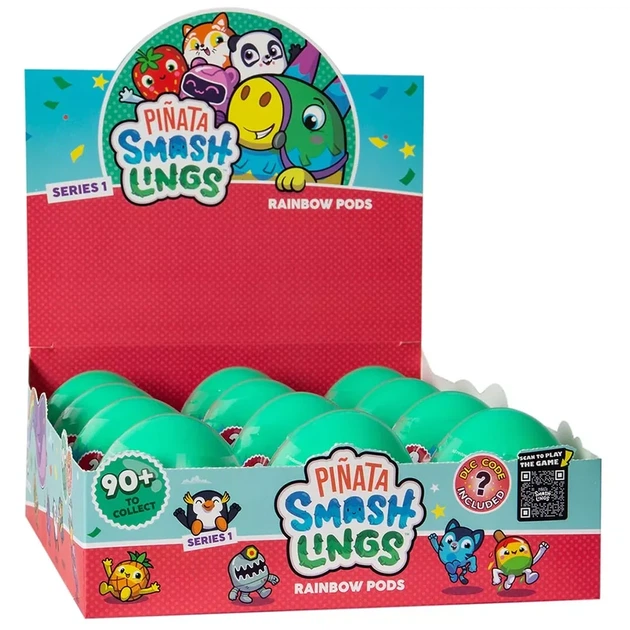 Набір фігурок-сюрпризів в яйці Pinata Smashlings Веселі герої 2в1 (SL2009) - зображення 7