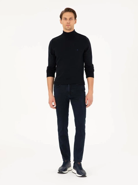 Гольф-водолазка мужская Pierre Cardin G021SZ0TK-000-2028266(Lacivert) XL Темно-синий (8683857742457) - изображение 3