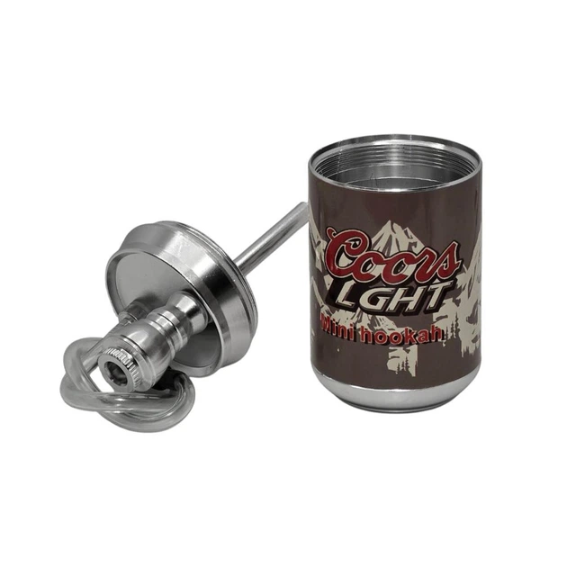 Карманный Бонг Трубка Beer Can Grey - Фото 2 Карманный Бонг Трубка Beer Can Grey - изображение 2