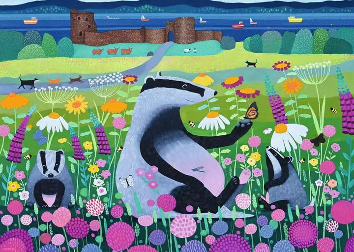 Пазл Ravensburger Пустотлива галявина 1000 елементів 12001753 (4005555017530) - зображення 2