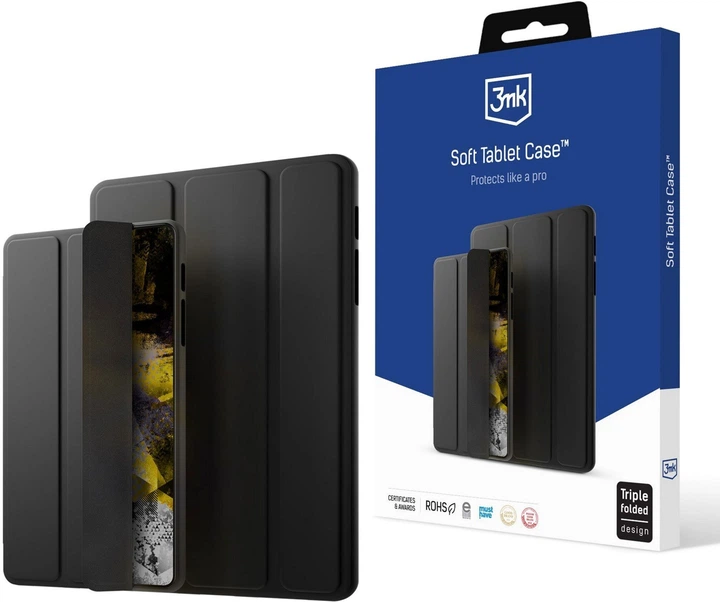 Чохол-книжка 3MK Soft Tablet Case для Samsung Galaxy Tab S10 FE Black (5903108660280) - зображення 2