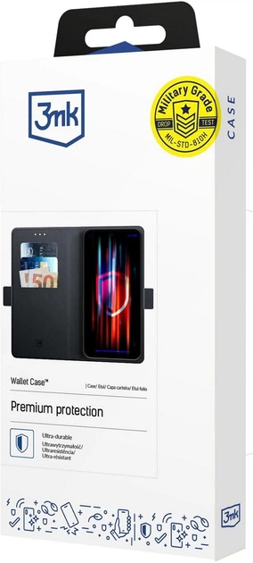 Etui z klapką 3MK Wallet Case do Samsung Galaxy S25 FE Black (5903108673730) - obraz 2