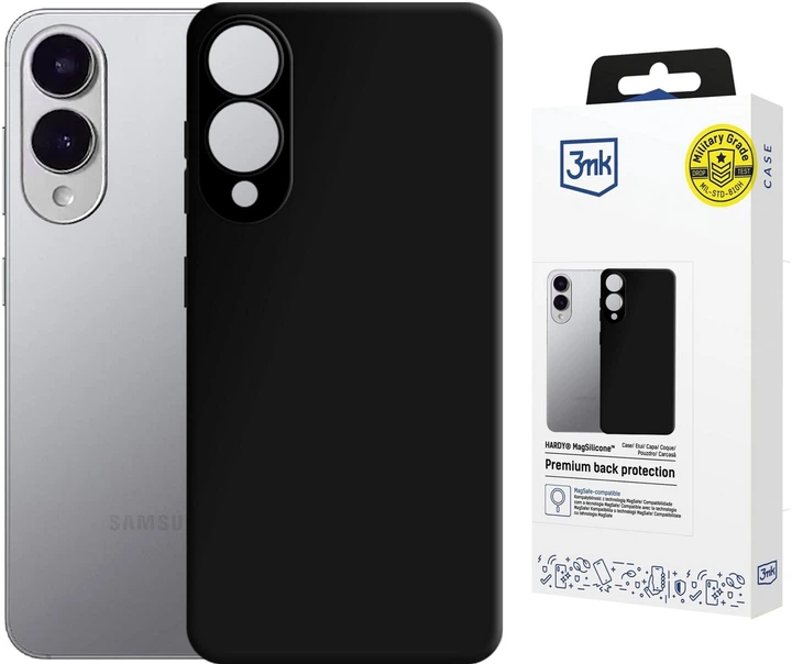 Панель 3MK HARDY MagSilicone для Samsung Galaxy S25 Edge Black (5903108661294) - зображення 2