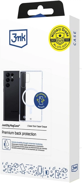Панель 3MK Just20g MagCase для Samsung Galaxy S24 Ultra Transparent (5903108609807) - зображення 2
