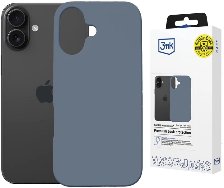 Панель 3MK Hardy MagSilicone для Apple iPhone 16 Ultramarine (5903108662000) - зображення 2