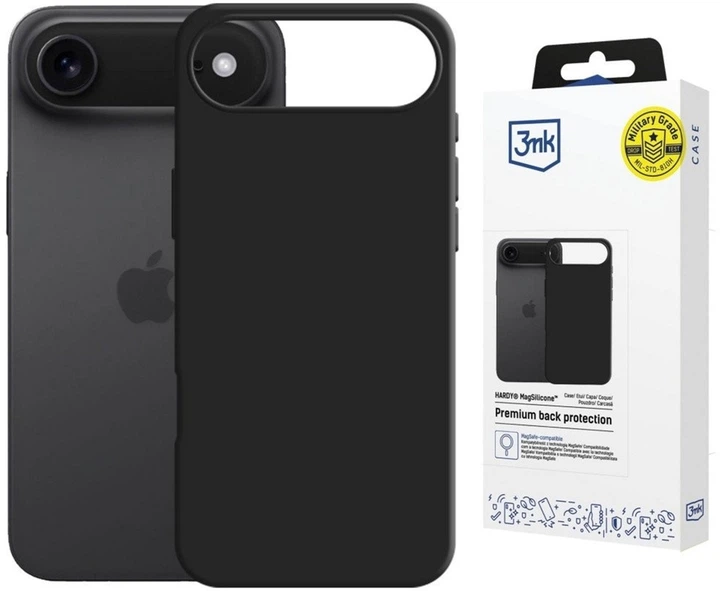 Панель 3MK Hardy MagSilicone для Apple iPhone Air Graphite (5903108664684) - зображення 2