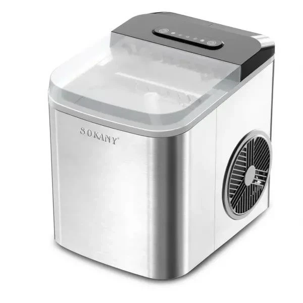 Льдогенератор Sokany SK-03047 для дома и офиса 112 Вт производительность 12 кг в сутки (107-163-SK-03047) - изображение 3