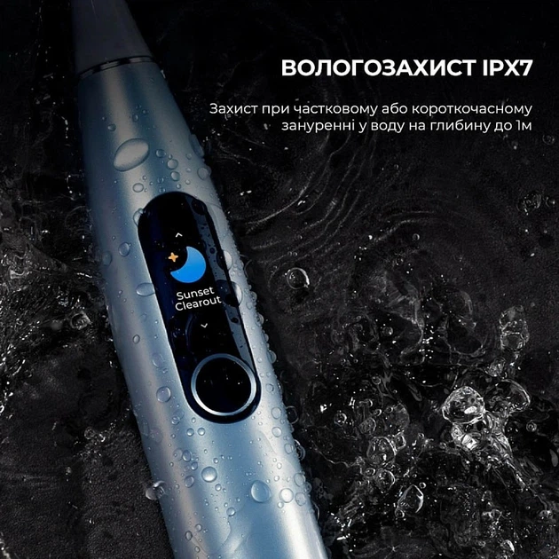Умная зубная электрощетка Oclean X Plus Pro Digital Silver (6970810556179) - изображение 13