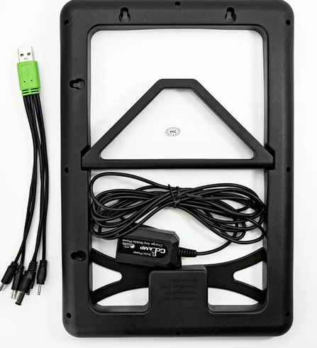 Портативна сонячна панель 4W + USB-кабель з перехідниками - Фото 3 Портативна сонячна панель 4W + USB-кабель з перехідниками - зображення 3