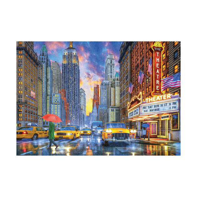 Пазл Clementoni: High Quality Collection — Rainy Manhattan / Дощовий Мангеттен (2000 елементів) — 32086 - зображення 3