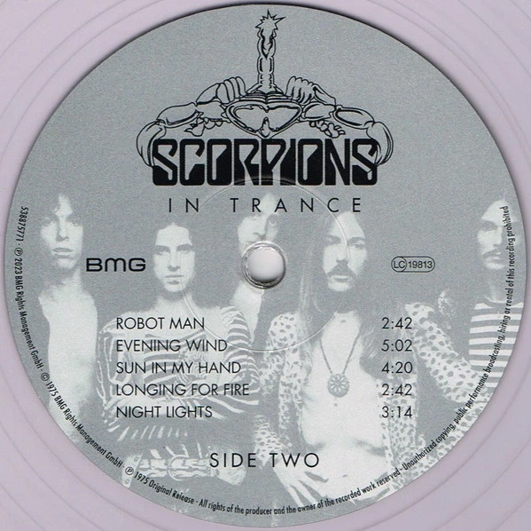 Виниловый диск SCORPIONS - IN TRANCE LP - изображение 3