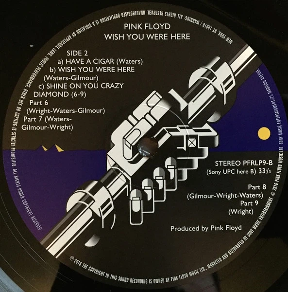 Виниловая пластинка PINK FLOYD - WISH YOU WERE HERE LP - Фото 3 Виниловая пластинка PINK FLOYD - WISH YOU WERE HERE LP - изображение 3