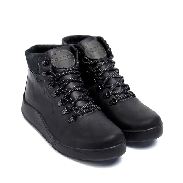 Зимние кожаные спортивные ботинки, кроссовки на меху Nubuck Black 41 (арт. 39113747) - изображение 8