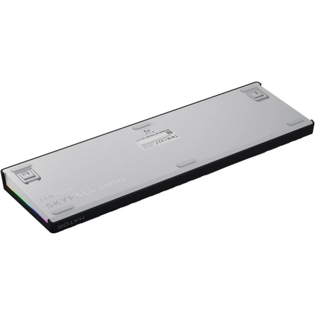 Клавіатура Hator Skyfall 100 RGB Wireless/Bluetooth/USB UA Black/White (HTK3100UA) - зображення 5