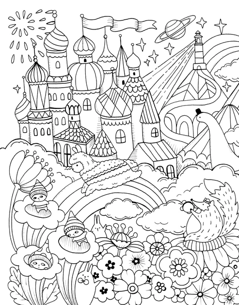 Книжка-розмальовка Майже мільйон лам - Фото 6 Книжка-розмальовка Майже мільйон лам - изображение 6