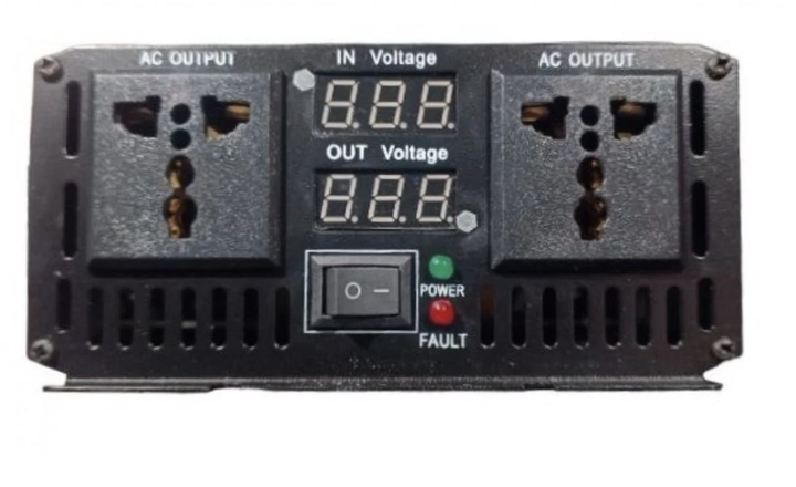 Инвертор Eryuan 12V → 220V 3500W, чистый синус, LCD дисплей - изображение 2