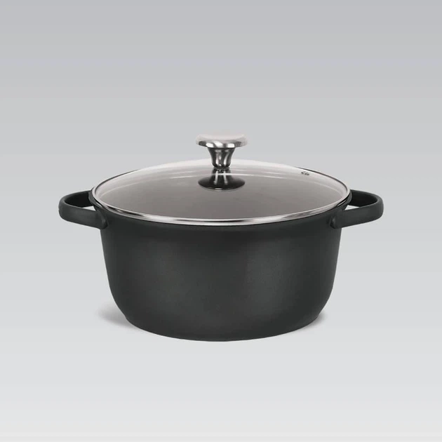 Каструля з антипригарним покриттям і кришкою Maestro 24 см, 4.6 л (MR-4027-24) - Фото 1 Каструля з антипригарним покриттям і кришкою Maestro 24 см, 4.6 л (MR-4027-24) - зображення 1
