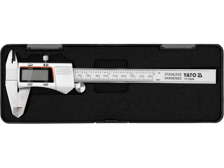Suwmiarka cyfrowa Yato 150 mm z podświetlanym ekranem YT-72030 (5906083121012) - obraz 5