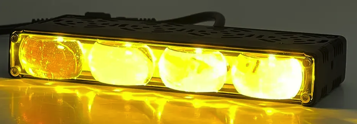 Світлодіодні фари External SpotLight L28 60W на чотири лінзи W-Y-Multicolor 12-80V - зображення 5