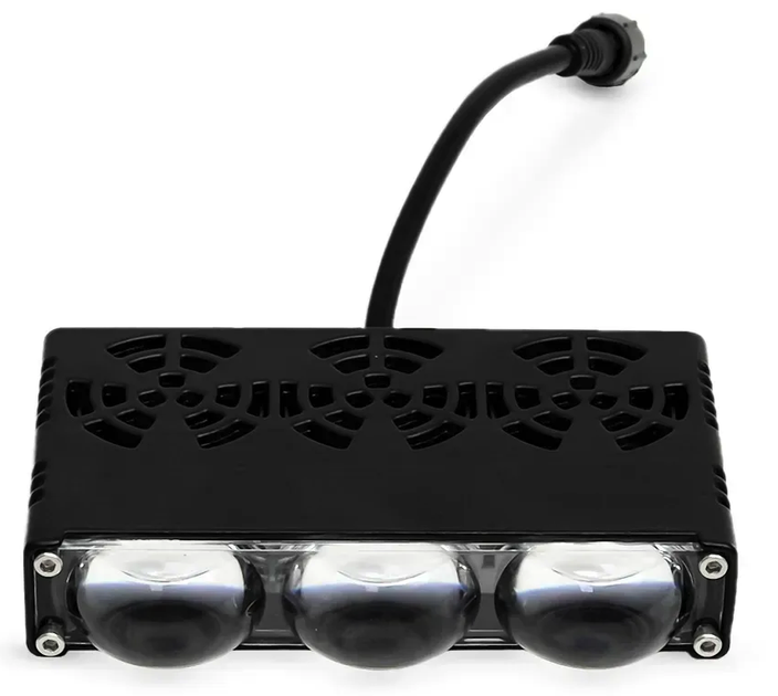Світлодіодні фари External SpotLight L27 55W на три лінзи W-Y-Multicolor 12-80V - зображення 3