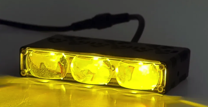 Світлодіодні фари External SpotLight L27 55W на три лінзи W-Y-Multicolor 12-80V - зображення 6