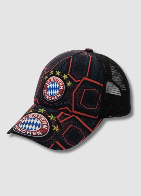 Кепка з сіткою Баварія Мюнхен (Bayern Munich) One-size Чорний - зображення 2