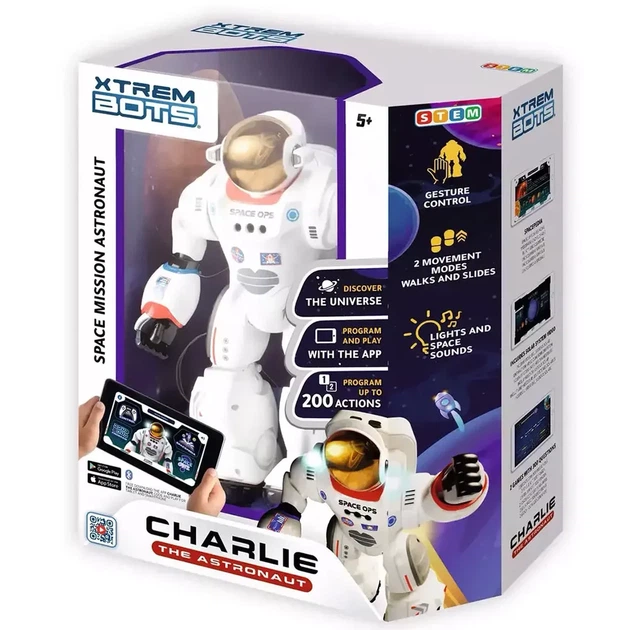 Робот-астронавт Blue Rocket Чарли STEM (XT3803085) - изображение 9