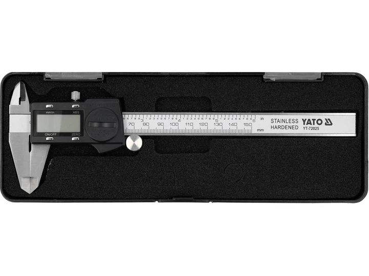 Suwmiarka cyfrowa Yato 150 mm wodoodporna YT-72025 (5906083120978) - obraz 4