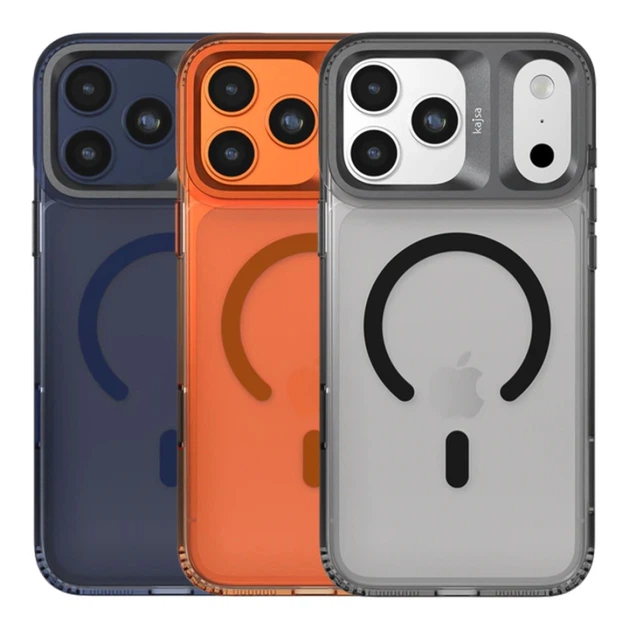 Чехол Kajsa Trans-Shield with MagSafe для iPhone 17 Pro blue b-ring - Фото 2 Чехол Kajsa Trans-Shield with MagSafe для iPhone 17 Pro blue b-ring - изображение 2