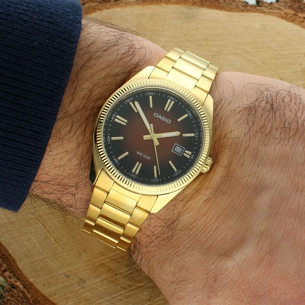 Наручні годинники CASIO MTP-1302PGC-5AVEF - Фото 5 Наручні годинники CASIO MTP-1302PGC-5AVEF - зображення 5