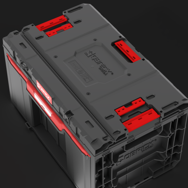 Ящик для інструментів QQBRICK SYSTEM ONE DRAWER 1 TOOLBOX 2.0 (587x380x340мм) (5901238260479) (SKRQONED1CZAPG003) - Фото 3 Ящик для інструментів QQBRICK SYSTEM ONE DRAWER 1 TOOLBOX 2.0 (587x380x340мм) (5901238260479) (SKRQONED1CZAPG003) - зображення 3