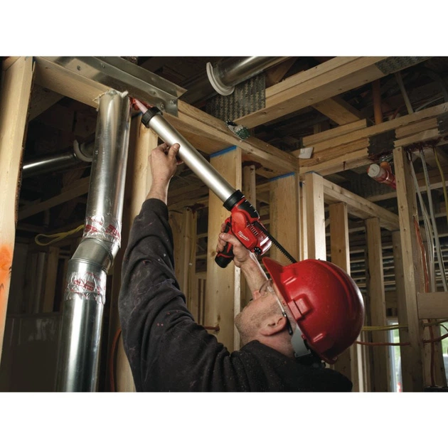 Пистолет для герметиков аккумуляторный MILWAUKEE, M12 PCG/600A-0, 600мл (каркас, алюминиевая труба 600мл, картонная упаковка) - Фото 3 Пистолет для герметиков аккумуляторный MILWAUKEE, M12 PCG/600A-0, 600мл (каркас, алюминиевая труба 600мл, картонная упаковка) - изображение 3