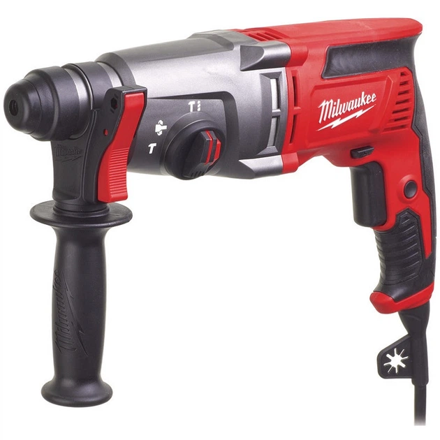 Перфоратор SDS-PLUS MILWAUKEE, PH 26 T, 800Вт, 2,4Дж (3 режима) (боковая рукоята, ограничитель глубины, кейс) (4933464580) - изображение 4