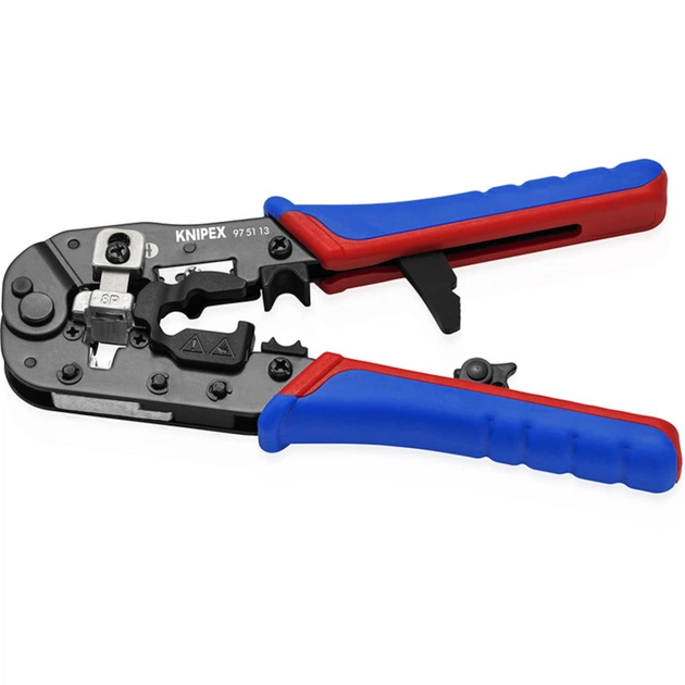 Инструмент для опрессовки для штекеров Western RJ45 KNIPEX 97 50 01 SB - изображение 2