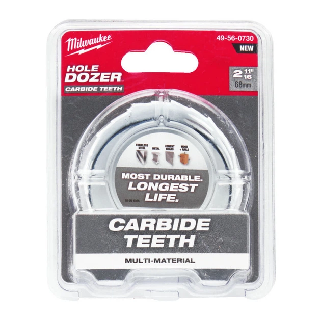 Коронка Bi-Metal Carbide MILWAUKEE, диаметр 68мм - Фото 2 Коронка Bi-Metal Carbide MILWAUKEE, диаметр 68мм - изображение 2