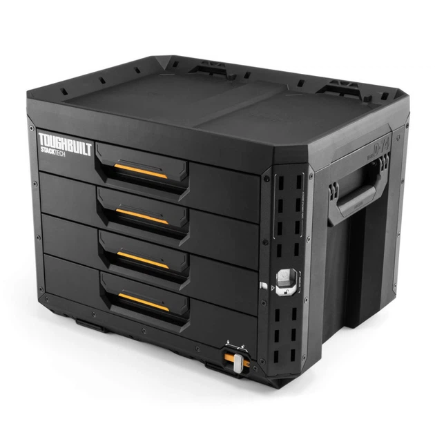 Ящик для інструментів TOUGHBUILT TB-B1-D-74 StackTech великий з 4 висувними ящиками - зображення 2
